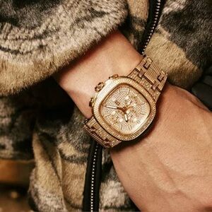 Luxury Gold unisex Watch JBW diamond stainless steel lux bling gift sale